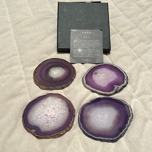 Anna New York never been used coasters.